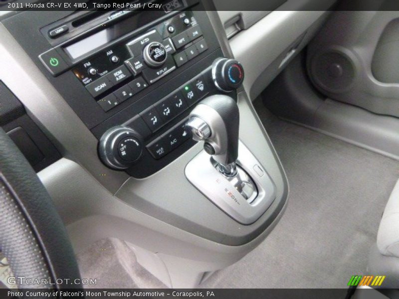 Tango Red Pearl / Gray 2011 Honda CR-V EX 4WD