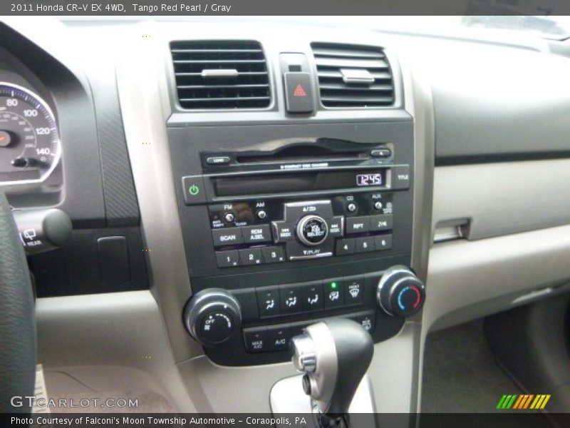 Tango Red Pearl / Gray 2011 Honda CR-V EX 4WD