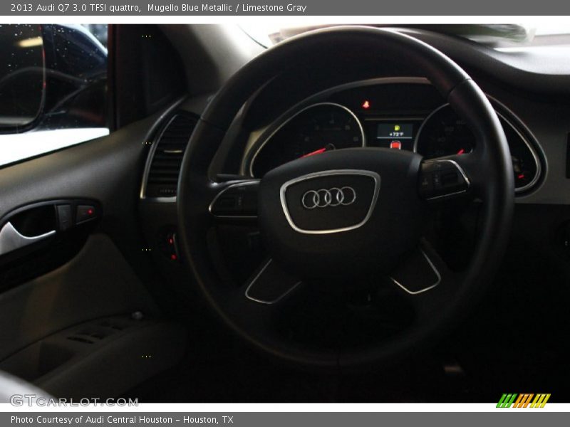 Mugello Blue Metallic / Limestone Gray 2013 Audi Q7 3.0 TFSI quattro