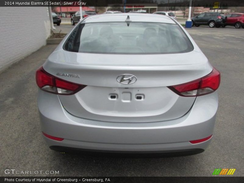 Silver / Gray 2014 Hyundai Elantra SE Sedan