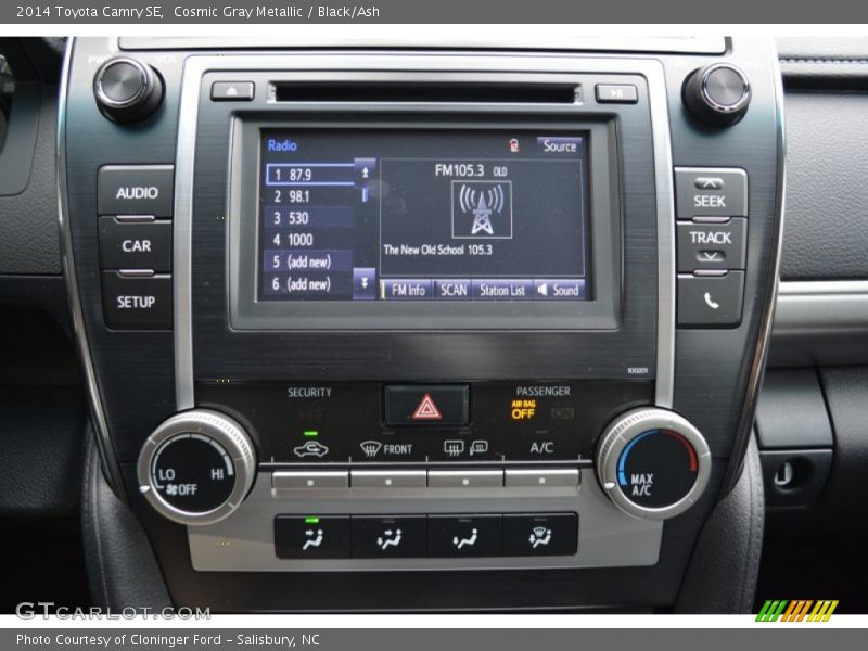 Cosmic Gray Metallic / Black/Ash 2014 Toyota Camry SE