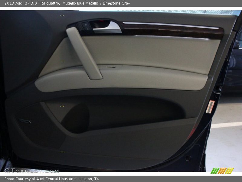 Mugello Blue Metallic / Limestone Gray 2013 Audi Q7 3.0 TFSI quattro