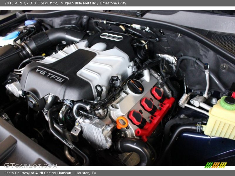 Mugello Blue Metallic / Limestone Gray 2013 Audi Q7 3.0 TFSI quattro