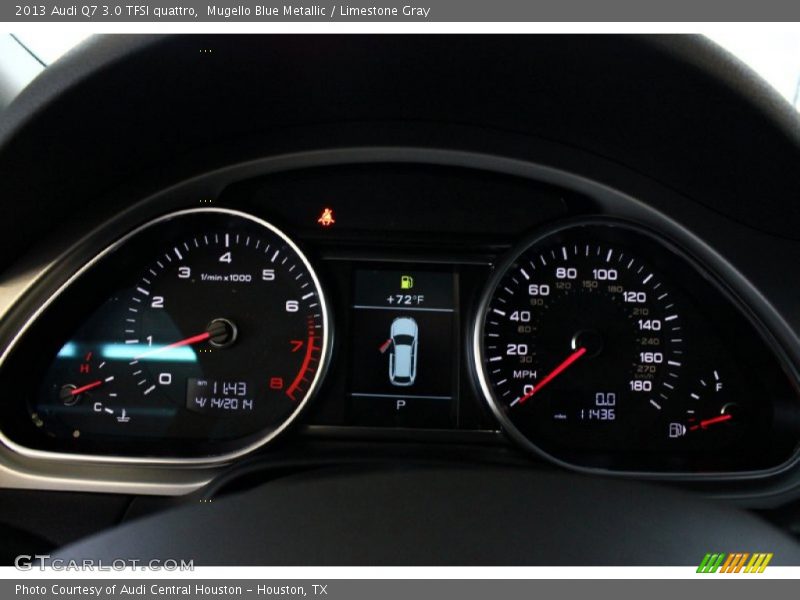 Mugello Blue Metallic / Limestone Gray 2013 Audi Q7 3.0 TFSI quattro