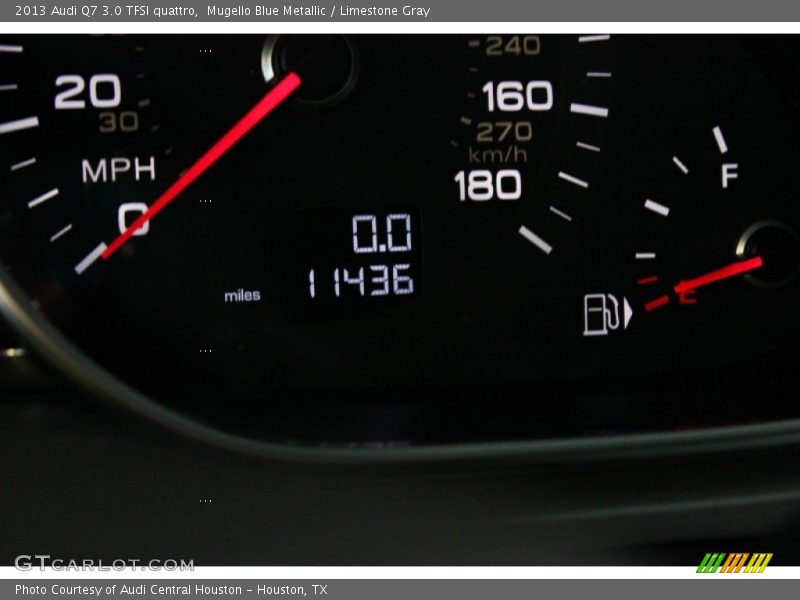 Mugello Blue Metallic / Limestone Gray 2013 Audi Q7 3.0 TFSI quattro