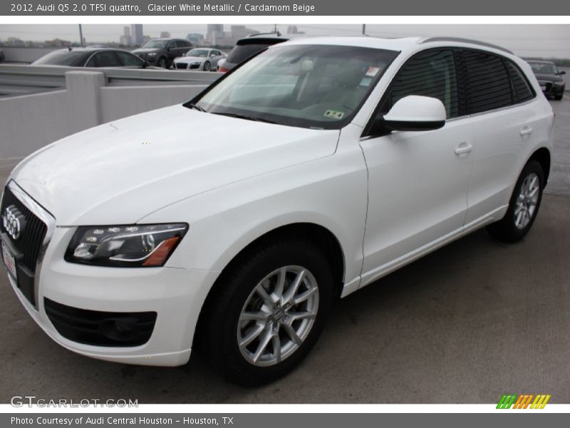 Glacier White Metallic / Cardamom Beige 2012 Audi Q5 2.0 TFSI quattro