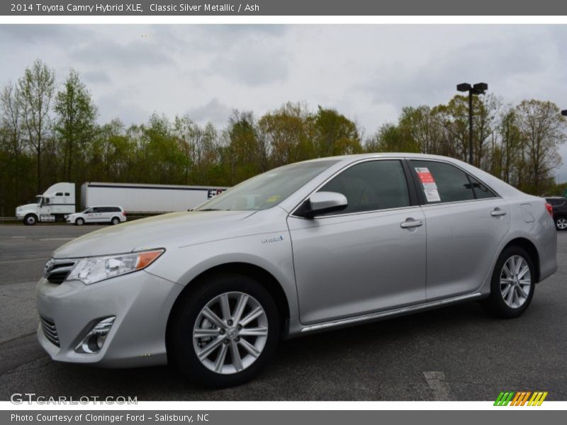 Classic Silver Metallic / Ash 2014 Toyota Camry Hybrid XLE