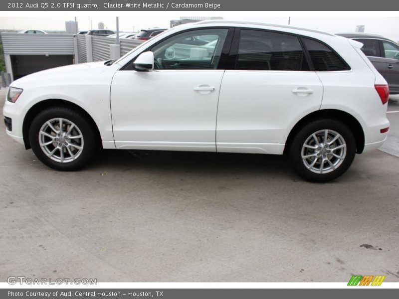 Glacier White Metallic / Cardamom Beige 2012 Audi Q5 2.0 TFSI quattro