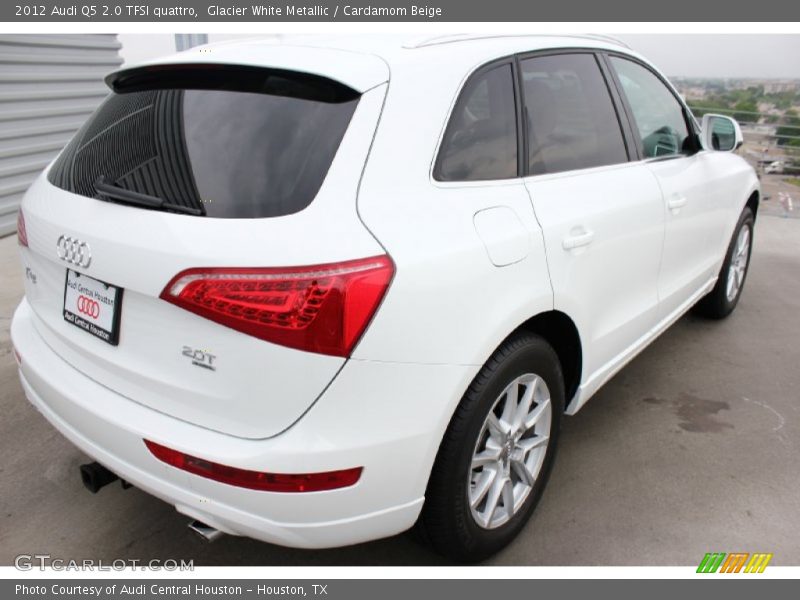 Glacier White Metallic / Cardamom Beige 2012 Audi Q5 2.0 TFSI quattro