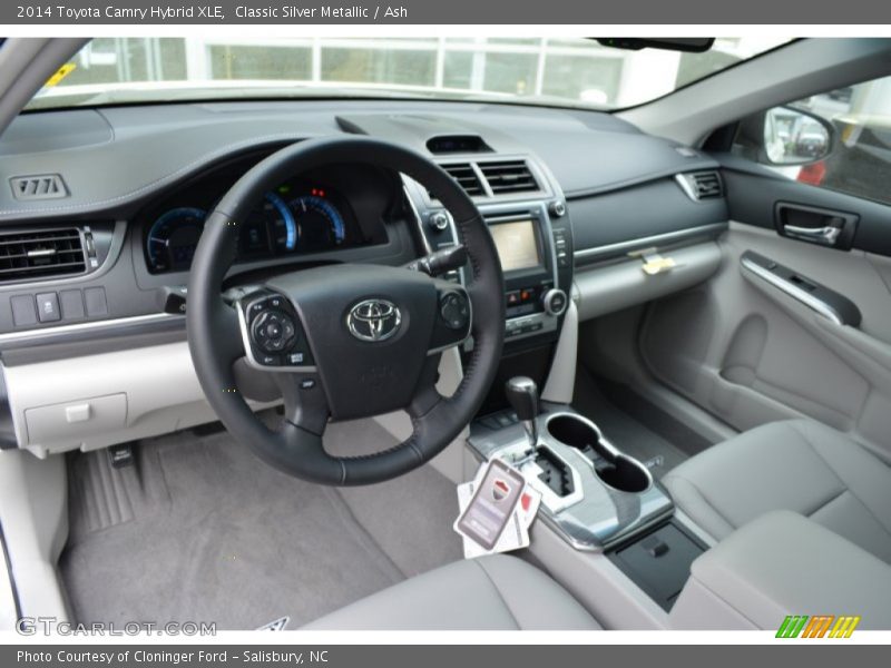 Classic Silver Metallic / Ash 2014 Toyota Camry Hybrid XLE