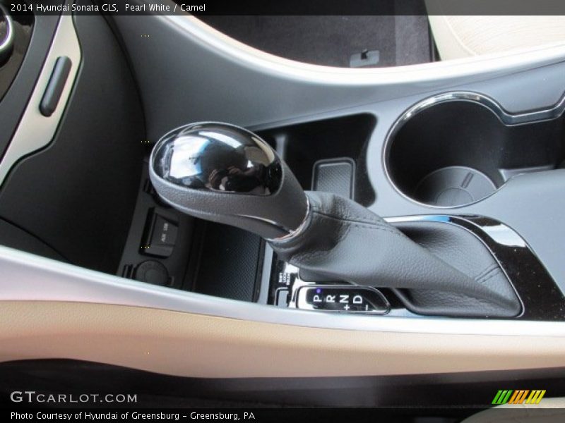 Pearl White / Camel 2014 Hyundai Sonata GLS