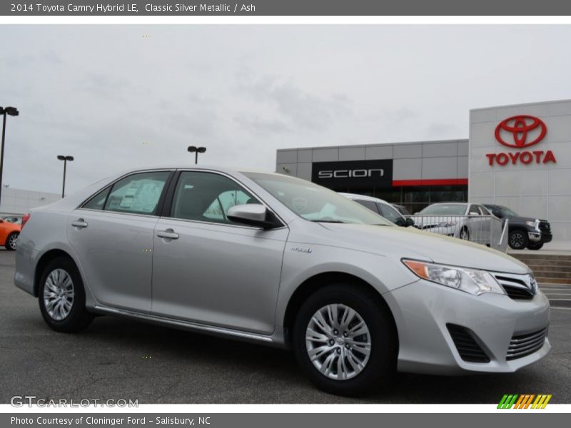 Classic Silver Metallic / Ash 2014 Toyota Camry Hybrid LE