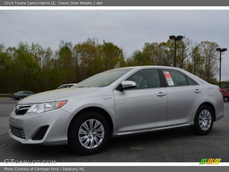 Classic Silver Metallic / Ash 2014 Toyota Camry Hybrid LE