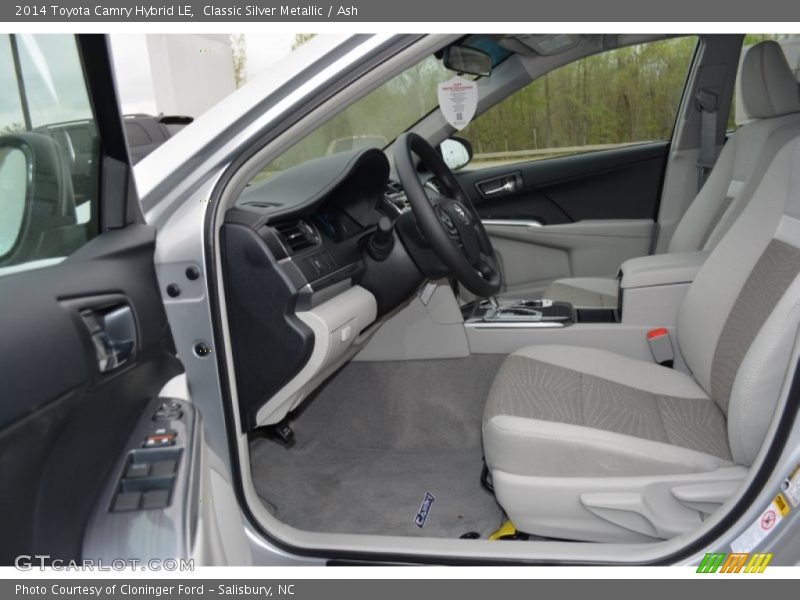 Classic Silver Metallic / Ash 2014 Toyota Camry Hybrid LE