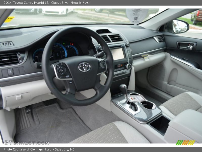 Classic Silver Metallic / Ash 2014 Toyota Camry Hybrid LE