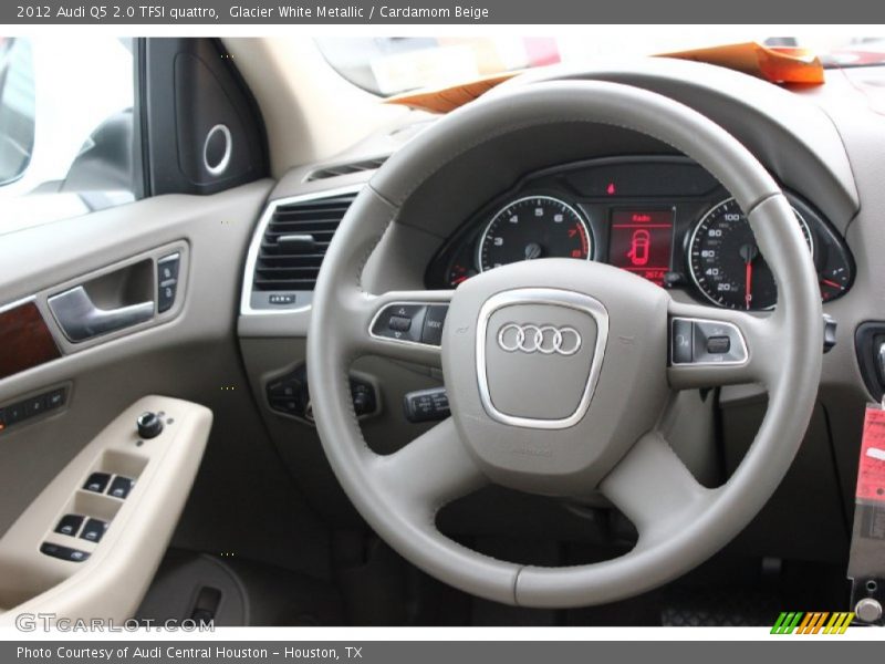 Glacier White Metallic / Cardamom Beige 2012 Audi Q5 2.0 TFSI quattro