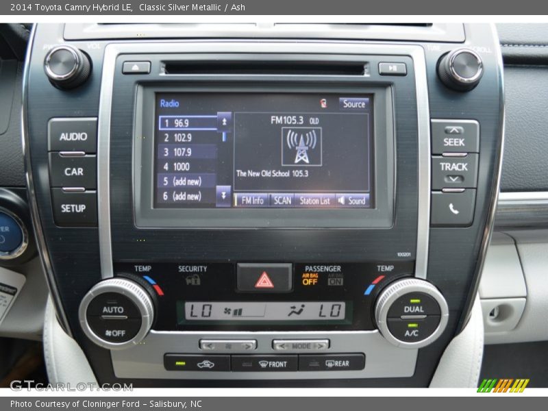 Classic Silver Metallic / Ash 2014 Toyota Camry Hybrid LE