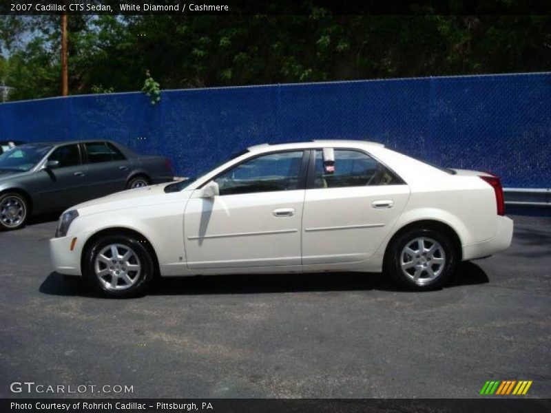 White Diamond / Cashmere 2007 Cadillac CTS Sedan