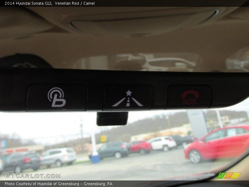 Venetian Red / Camel 2014 Hyundai Sonata GLS