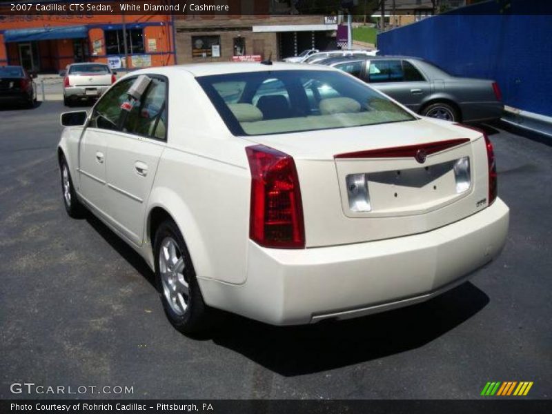 White Diamond / Cashmere 2007 Cadillac CTS Sedan