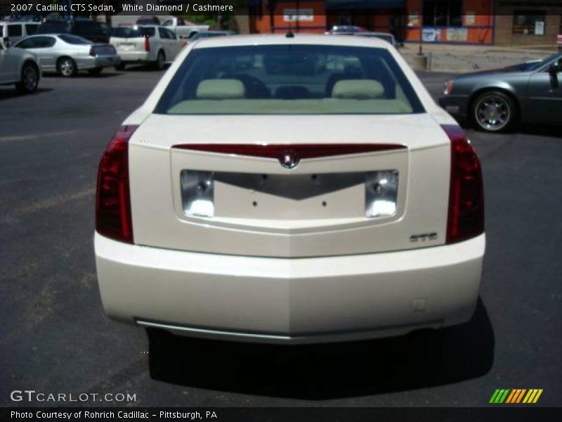 White Diamond / Cashmere 2007 Cadillac CTS Sedan
