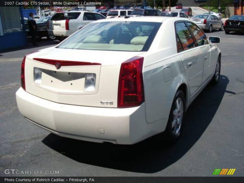 White Diamond / Cashmere 2007 Cadillac CTS Sedan