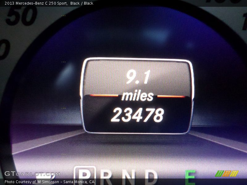 Black / Black 2013 Mercedes-Benz C 250 Sport