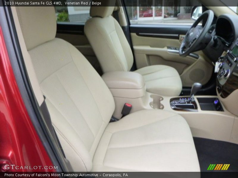 Venetian Red / Beige 2010 Hyundai Santa Fe GLS 4WD