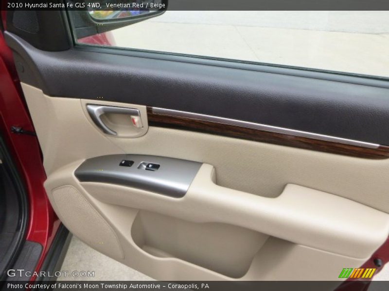 Venetian Red / Beige 2010 Hyundai Santa Fe GLS 4WD