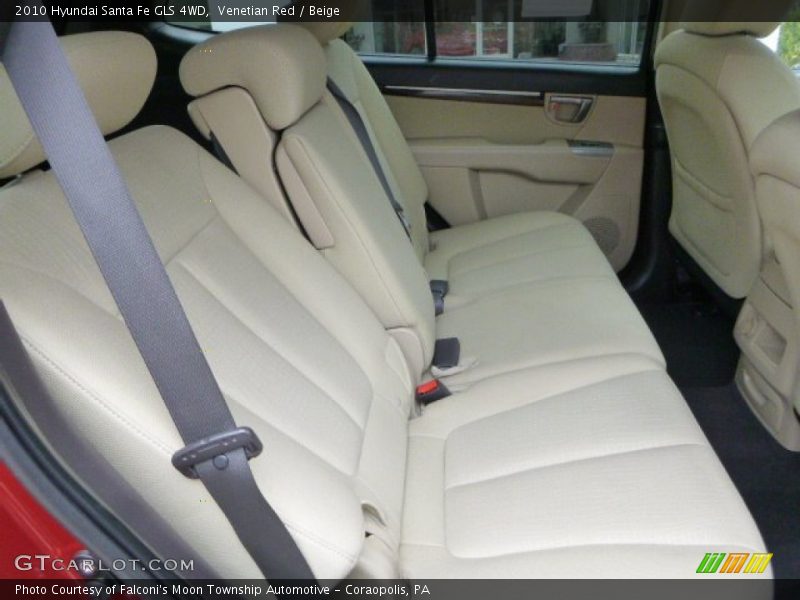 Venetian Red / Beige 2010 Hyundai Santa Fe GLS 4WD