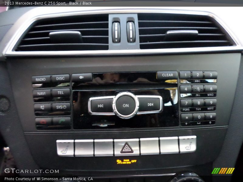 Black / Black 2013 Mercedes-Benz C 250 Sport