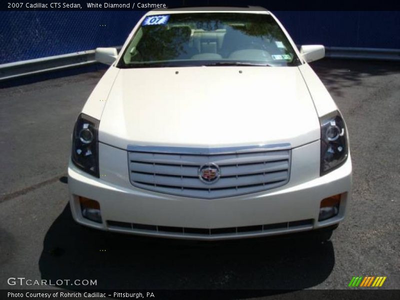 White Diamond / Cashmere 2007 Cadillac CTS Sedan