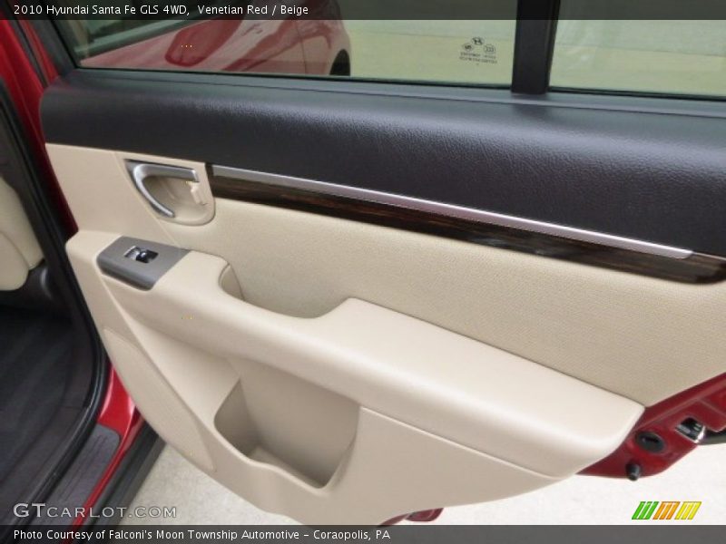 Venetian Red / Beige 2010 Hyundai Santa Fe GLS 4WD
