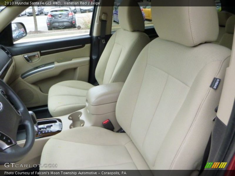 Venetian Red / Beige 2010 Hyundai Santa Fe GLS 4WD