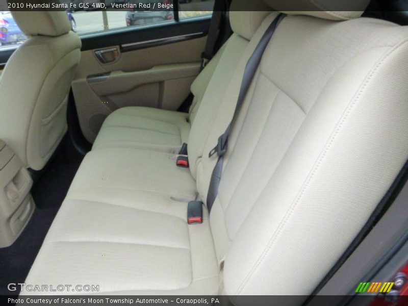 Venetian Red / Beige 2010 Hyundai Santa Fe GLS 4WD