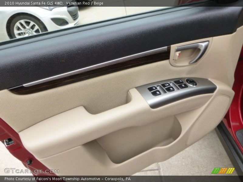 Venetian Red / Beige 2010 Hyundai Santa Fe GLS 4WD
