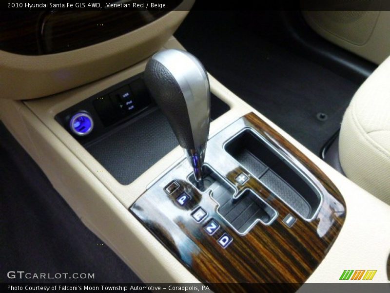 Venetian Red / Beige 2010 Hyundai Santa Fe GLS 4WD