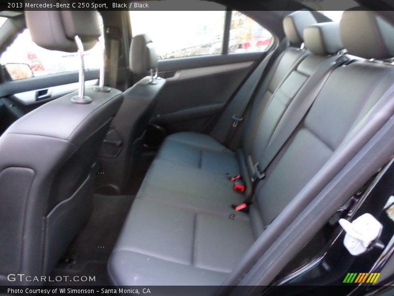 Black / Black 2013 Mercedes-Benz C 250 Sport
