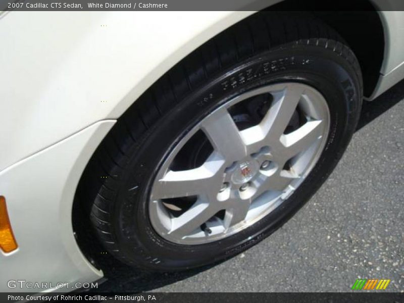 White Diamond / Cashmere 2007 Cadillac CTS Sedan