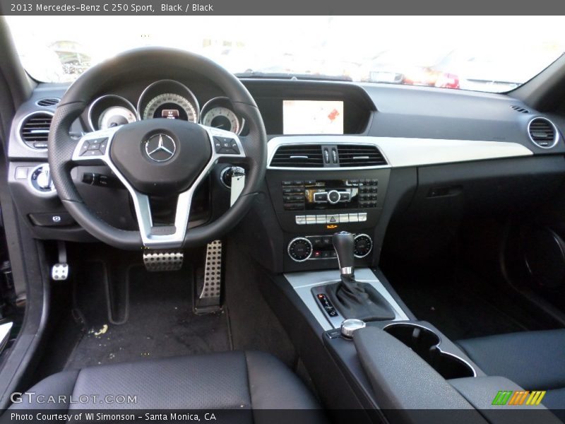 Black / Black 2013 Mercedes-Benz C 250 Sport