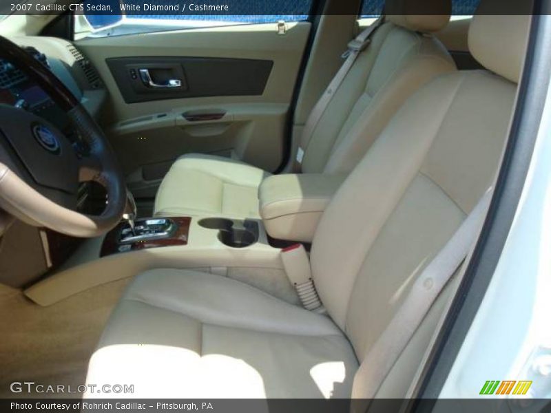 White Diamond / Cashmere 2007 Cadillac CTS Sedan