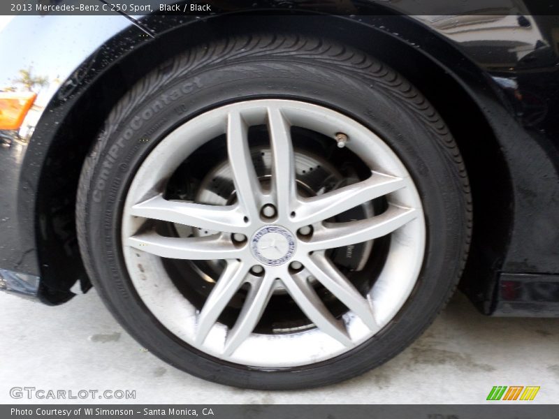 Black / Black 2013 Mercedes-Benz C 250 Sport