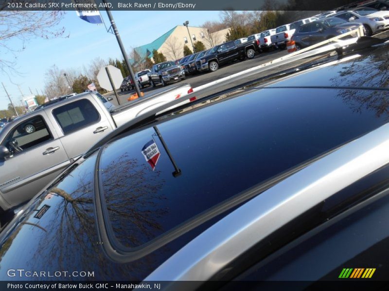 Black Raven / Ebony/Ebony 2012 Cadillac SRX Performance AWD