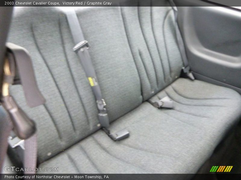 Victory Red / Graphite Gray 2003 Chevrolet Cavalier Coupe
