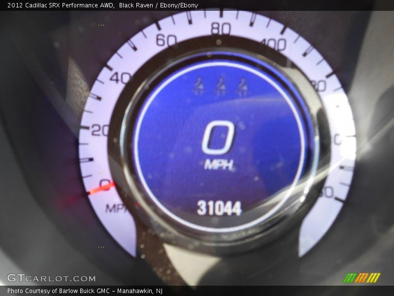 Black Raven / Ebony/Ebony 2012 Cadillac SRX Performance AWD