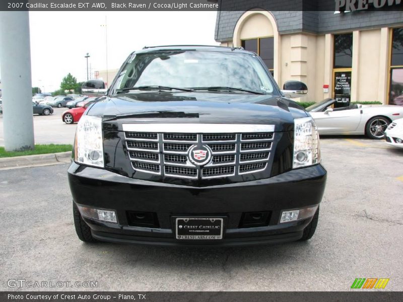 Black Raven / Cocoa/Light Cashmere 2007 Cadillac Escalade EXT AWD