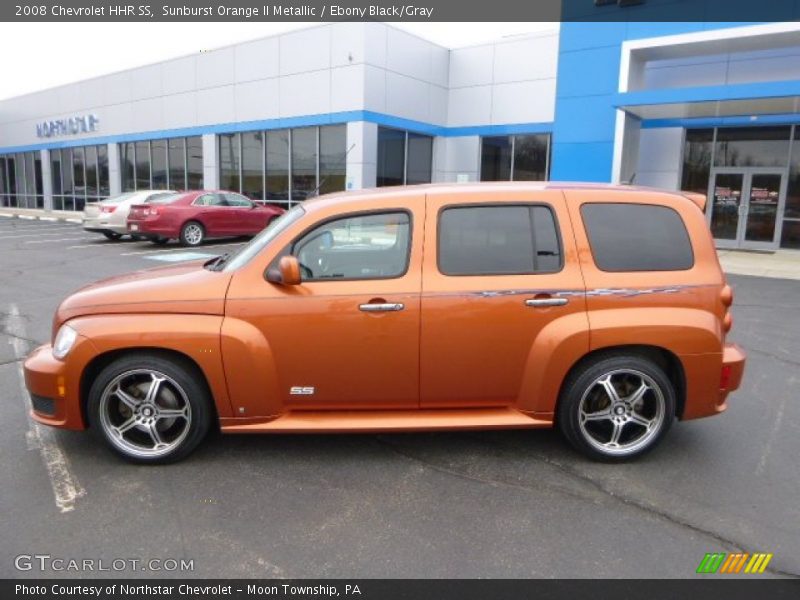 Sunburst Orange II Metallic / Ebony Black/Gray 2008 Chevrolet HHR SS