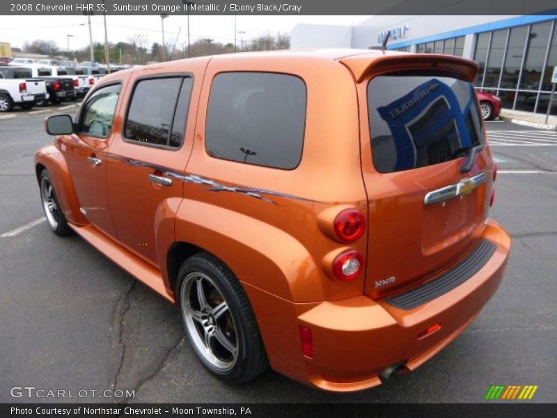 Sunburst Orange II Metallic / Ebony Black/Gray 2008 Chevrolet HHR SS