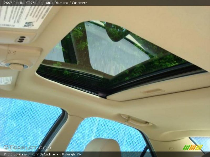 White Diamond / Cashmere 2007 Cadillac CTS Sedan