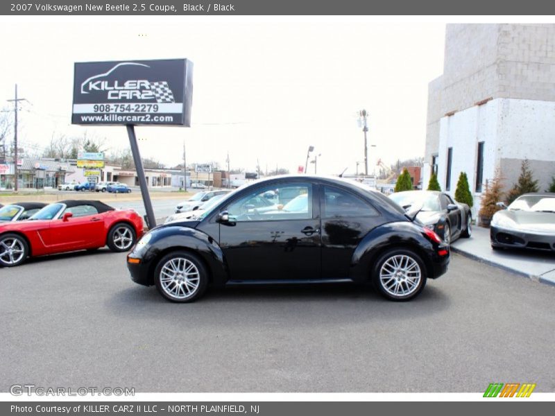Black / Black 2007 Volkswagen New Beetle 2.5 Coupe